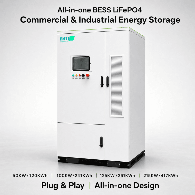 All-in-One BESS LiFePO4 50kW~215kW